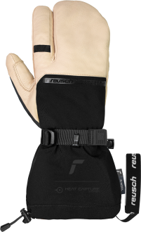 Reusch Duality R-WOOL Lobster 6502705 9002 brown front